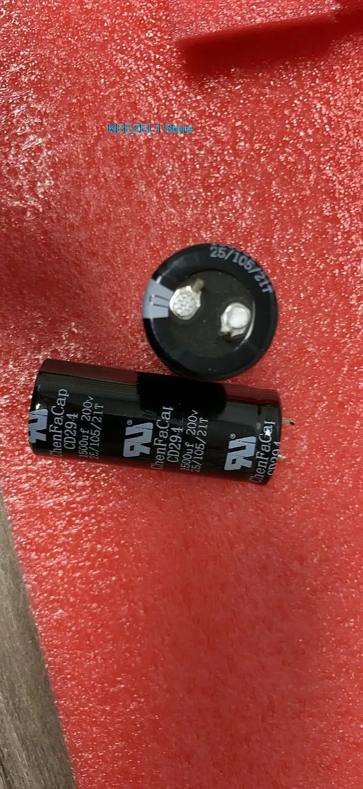 

Новый оригинальный алюминиевый электролитический конденсатор 200 в 1500 мкФ, объем 25*60 мм