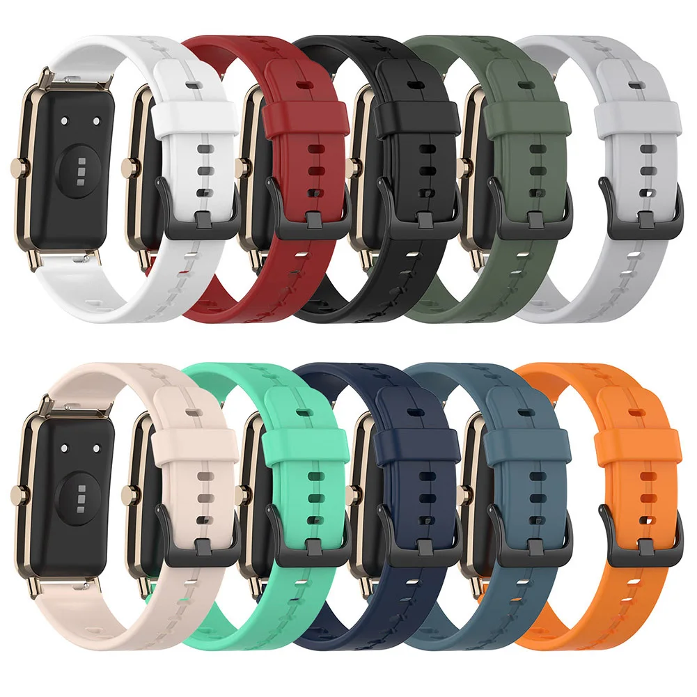 

Watch Straps Watch Accessories Soft Watchband for Huawei Watch Fit Mini Smartwatch Band Replacement Bracelet