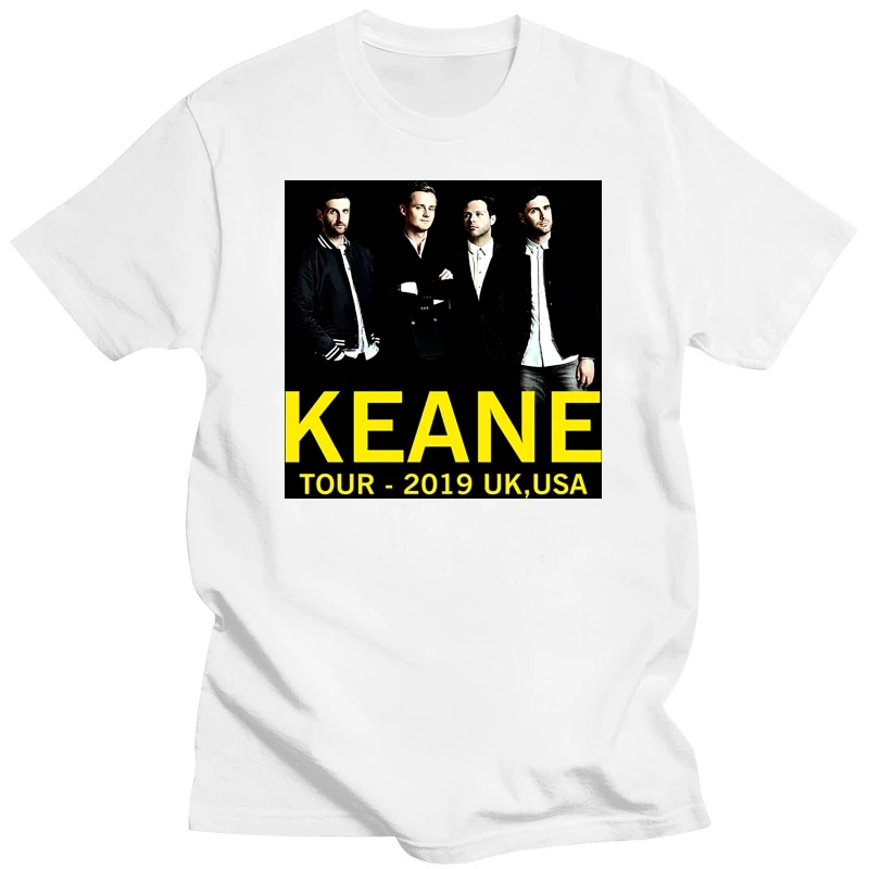 Футболка Keane Uk Tour футболка Handbill Music Band Rock 2019 забавная для взрослых и детей молодежи