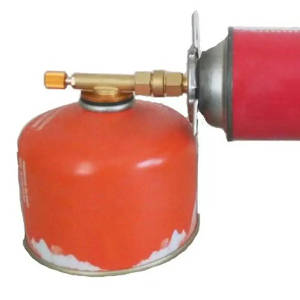 

1pc Adapter Cylinder Tank Gas Canister Tool Refillable Valves Stove Stove Outdoor Universal Gas Gas Adapter Connector Refil V5N9