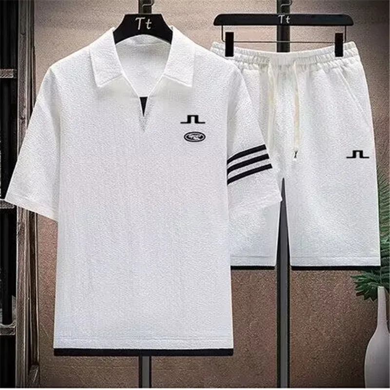 

2023, Мужская одежда для гольфа, летняя быстросохнущая одежда для гольфа, костюмы для гольфа, футболка для гольфа Malbon, костюм с шортами для гольфа, Мужская одежда для гольфа с капюшоном