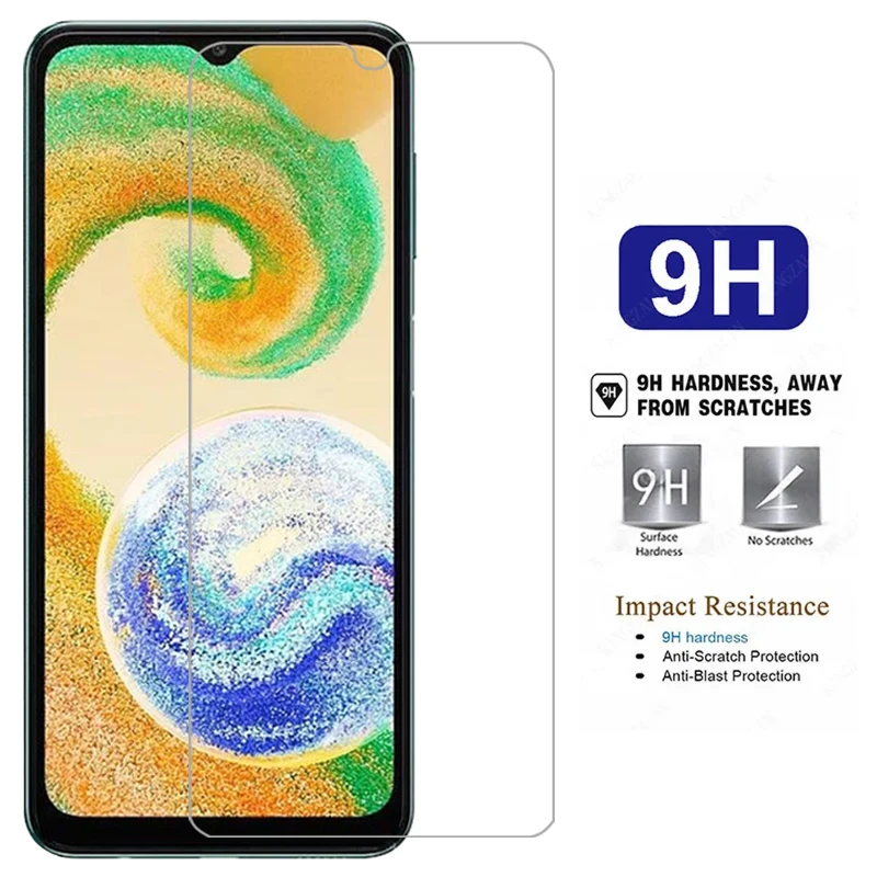 Закаленное стекло для samsung a04 a04s a04e чехол телефона galaxy a 04 s e 04e задняя крышка 360
