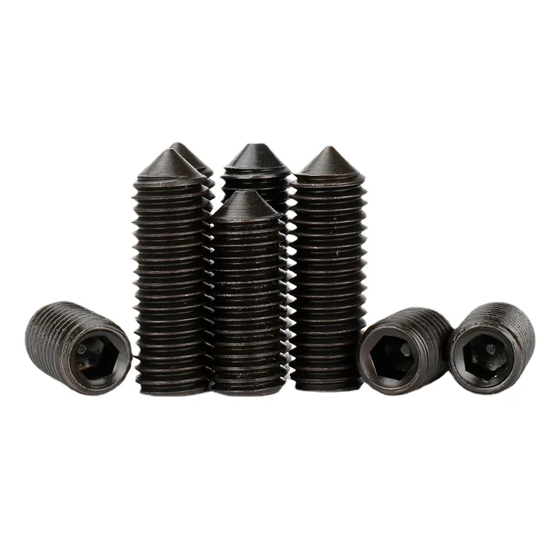 

M6 M8 M10 M12 Grade 12.9 Black Hexagon Socket Tapered End Bolts Tapered Set Screws