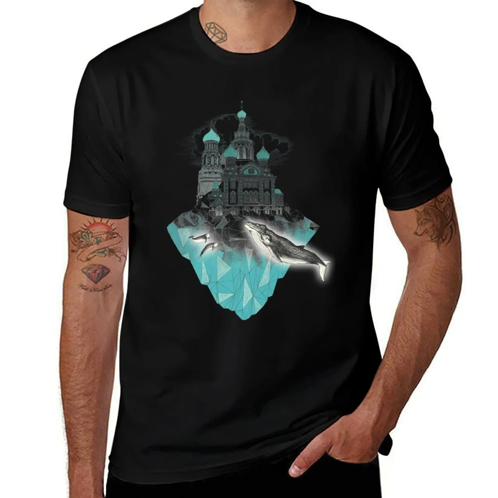 Фото Футболка St. Peter's Iceberg, спортивная быстросохнущая футболка для мужчин