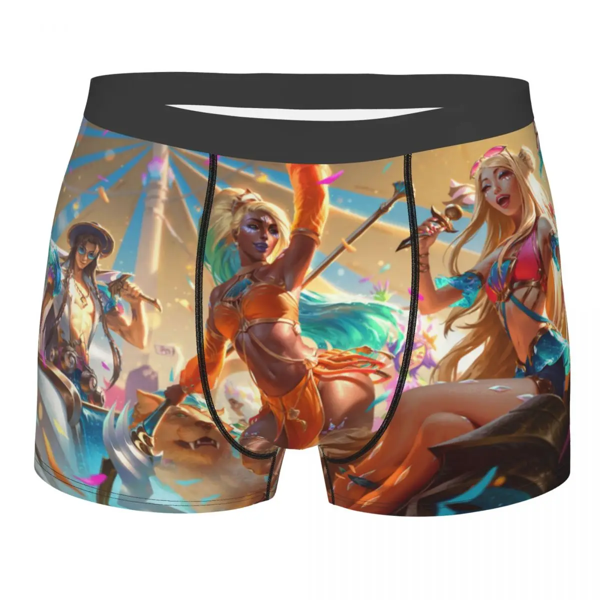 

Ocean Song Yone Nidalee Seraphine Skin Splash Art League of Legends LOL Underpants Panties Shorts Boxer Briefs Man Underwear