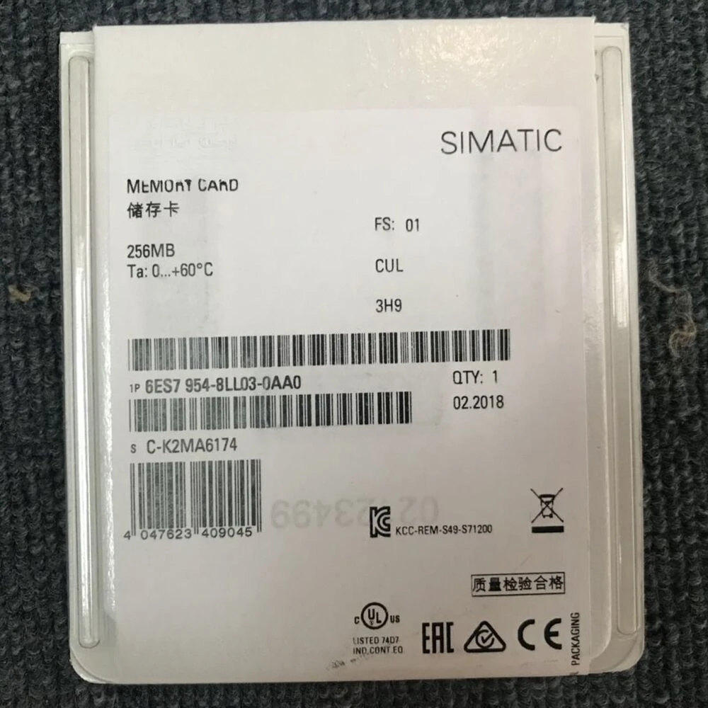 Новая карта памяти S7 6ES7 954-8LL03-0AA0 6ES7954-8LL03-0AA0 для процессора S7-1X00