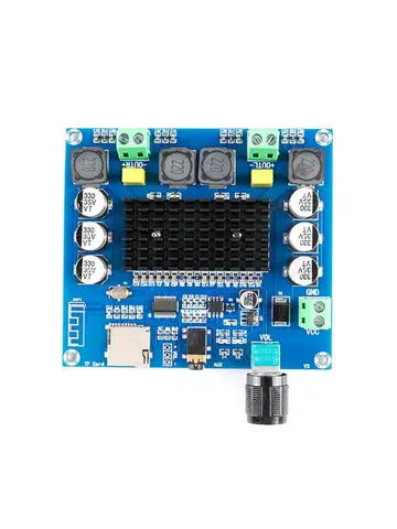 Цифровой стереоприемник XH-A105 Power, 2x100 Вт, TDA7498, мощный аудиомодуль, Bluetooth, совместим с динамиками, домашний кинотеатр «сделай сам»