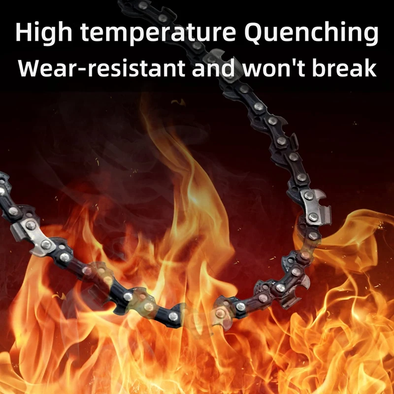 Набор цепи для цепной пилы 18 дюймов 4 шт. 62 звена 0 05 дюйма шаг 3/4 рукоятка цепь с