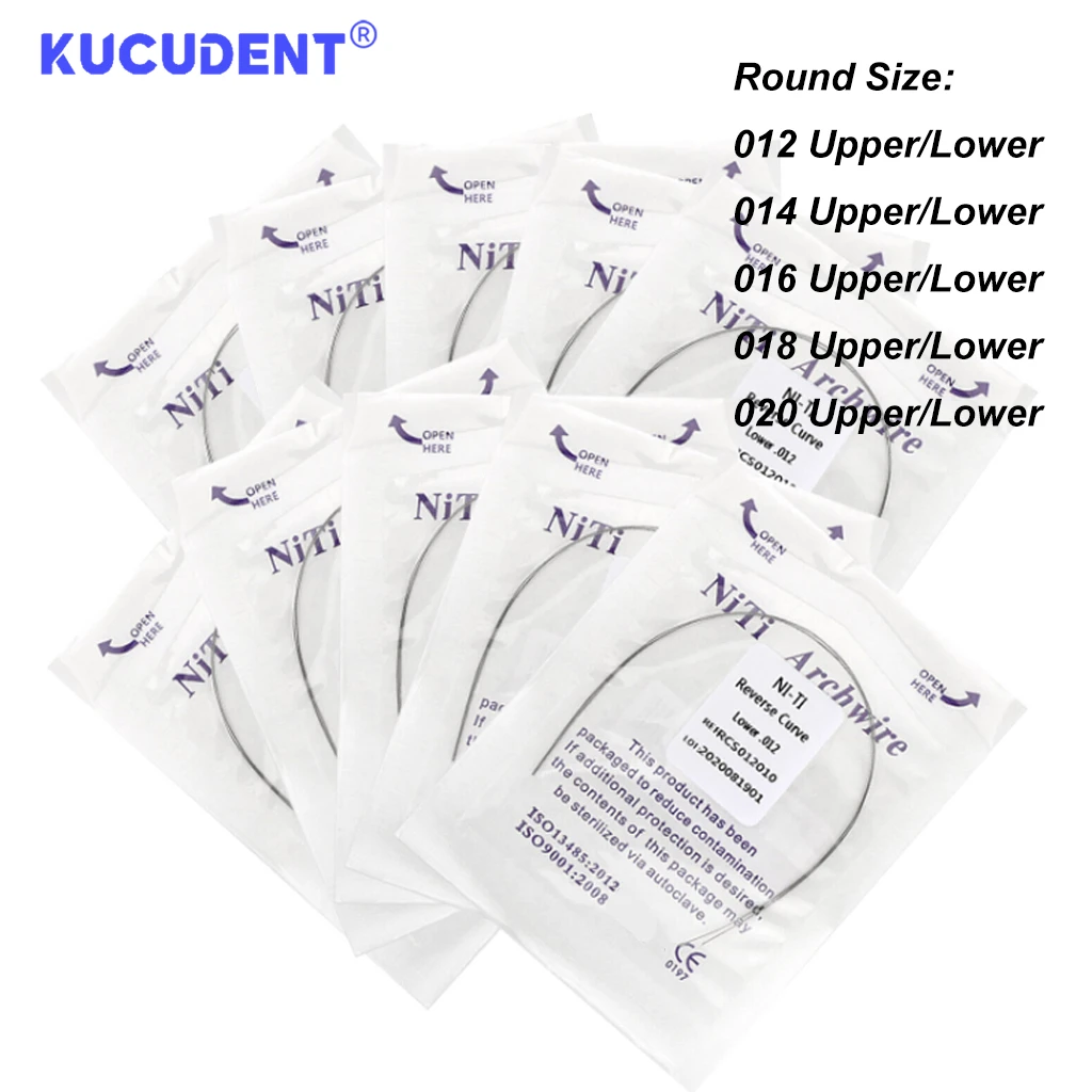 2 шт./уп стоматологические ортодонтические дуги с обратной кривой супер