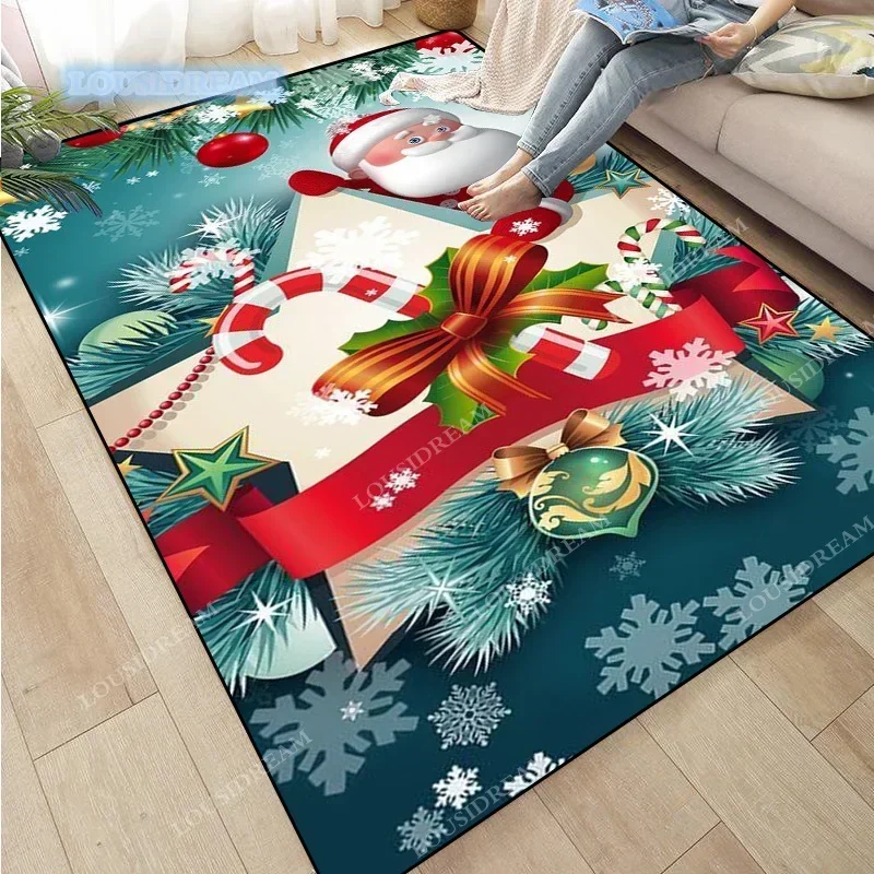 Рождественский подарок дизайнерский напольный коврик для гостиной кабинета