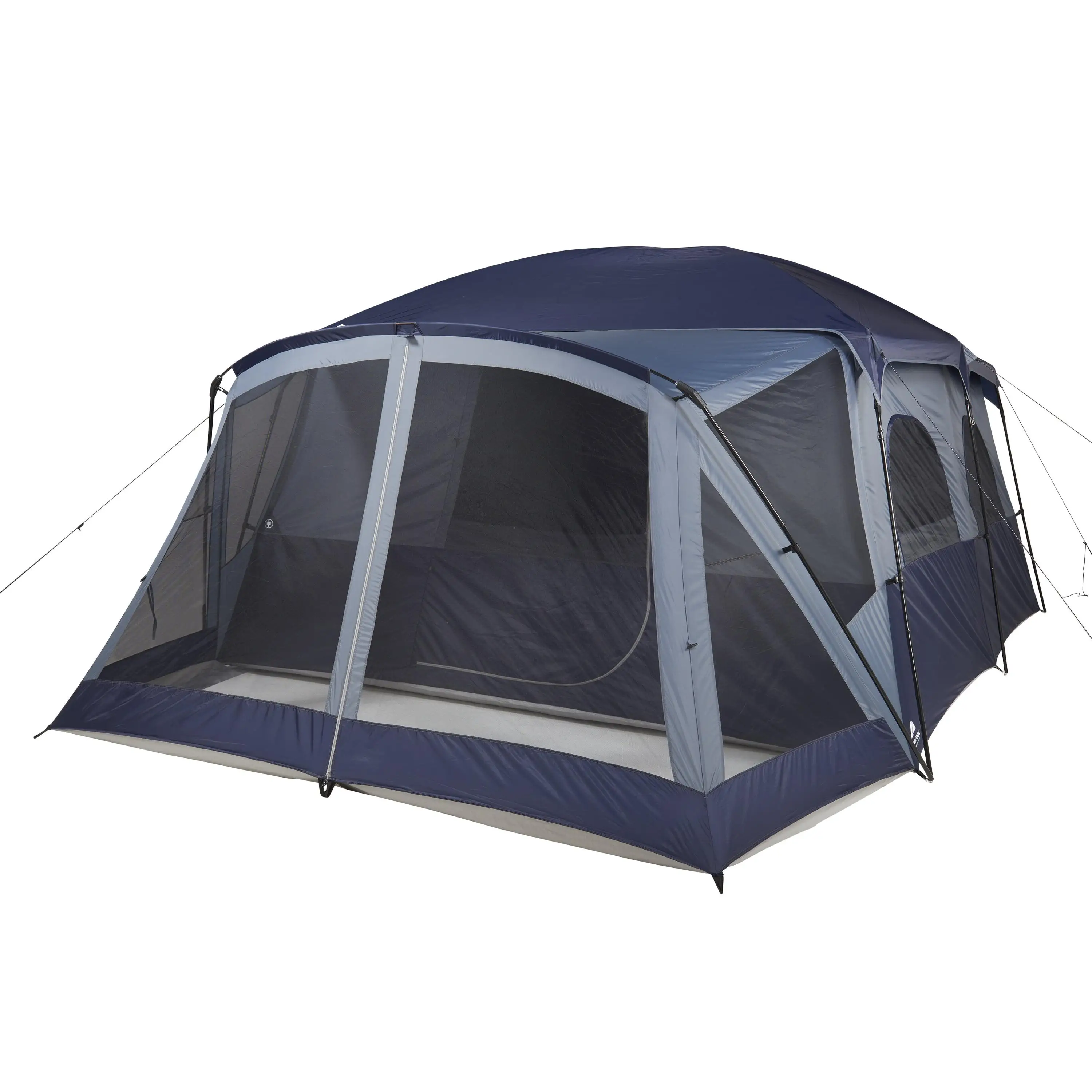 

12-Person Cabin Tent, with Screen Porch and 2 Entrances for Camping