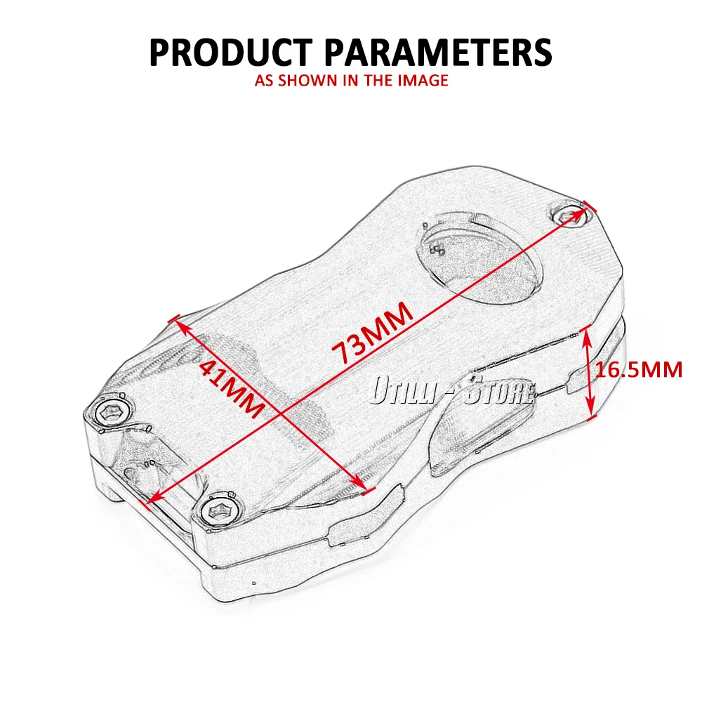 Новый чехол для ключей брелока держатель из алюминия подходит KYMCO S350 KRV 180 KRV180 RKS 150