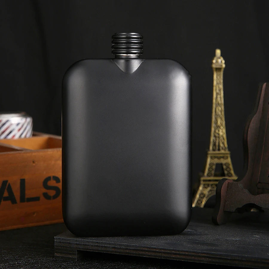 

6 Oz Pocket Whisky Hip Flask for Camping Stainless Steel Leak Proof Flasks of Alcohol Whiskey Bottle Creative Gift for Men