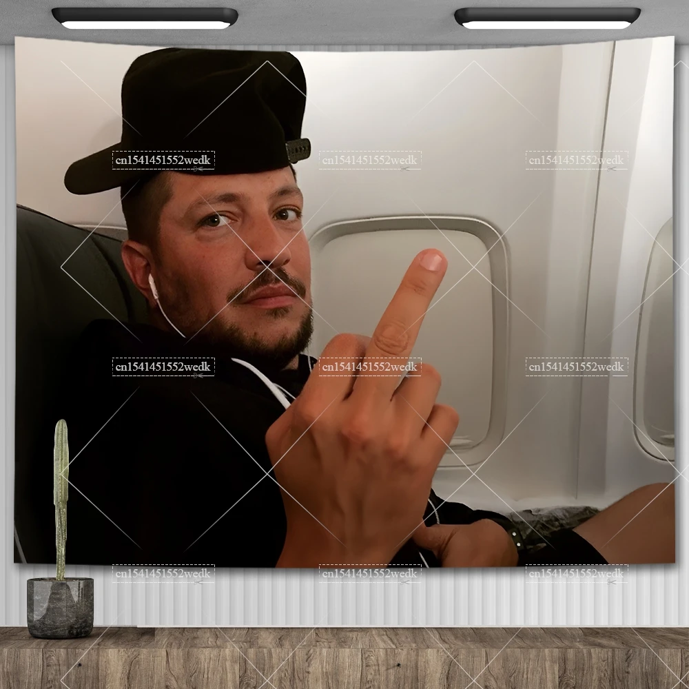 Sal Vulcano Meme флаги настенный гобелен забавные непрактичные шутки эстетический