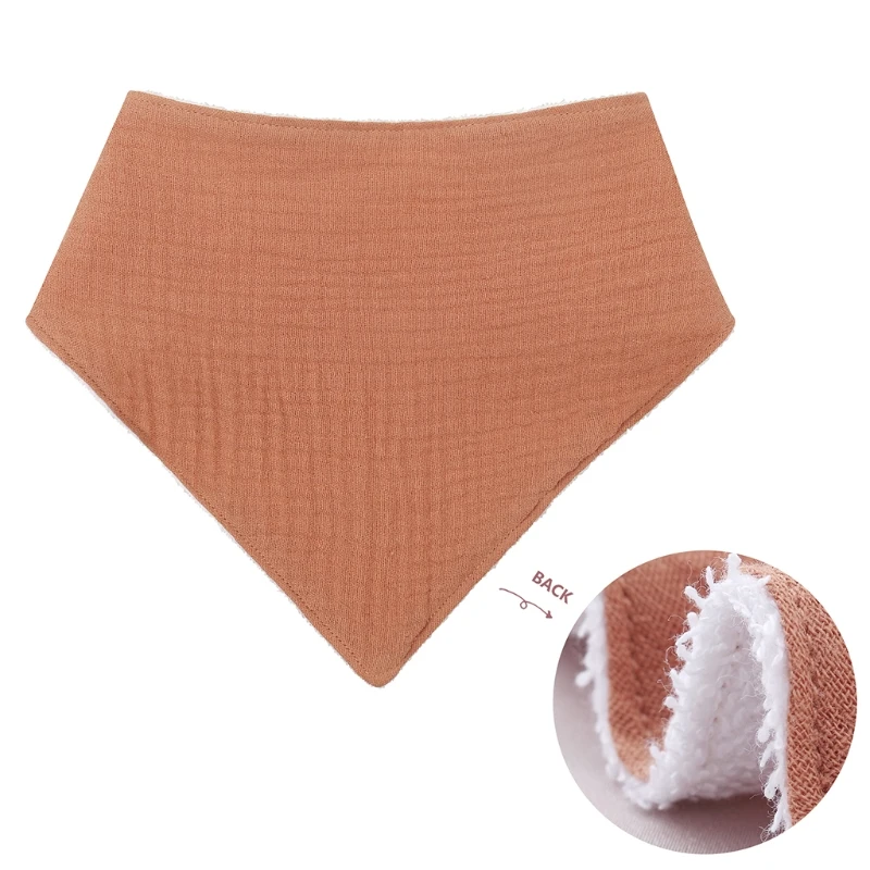 

nap i for TRIANGLE arf andana urp Cloth for Infant Toddler i oft Cotton Mulin Gauze reathale aliva Towe