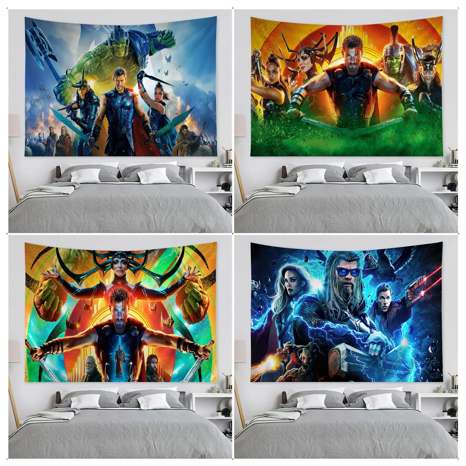 

Disney Thor Anime Tapestry Hanging Tarot Hippie Wall Rugs Dorm INS Home Decor