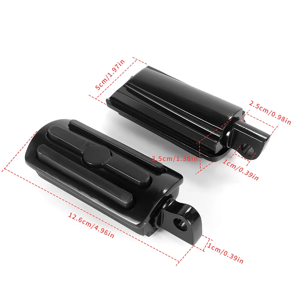 

1 пара мотоциклетные подножки для Harley Sportster Iron Touring Dyna Fat Bob Softail Fat Boy