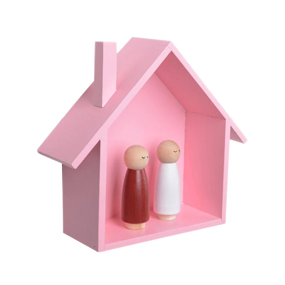 Настенные полки деревянные хрустальные кубические витрины бамбуковые книжные