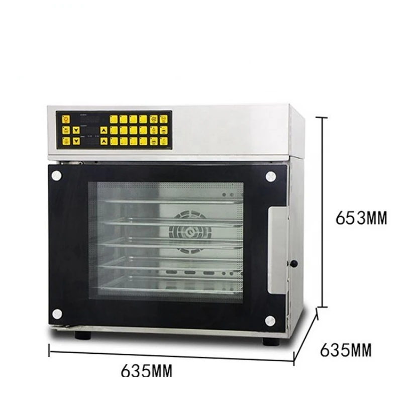 With Rack Industrial Croissant Oven With Steamer Commerical 
