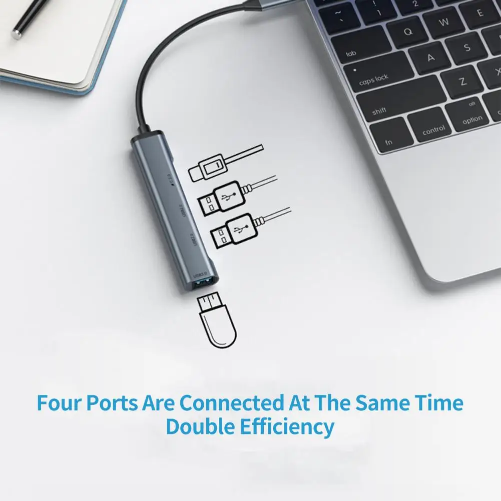 

Anti-fingerprint Durable Good Heat Dissipation Type-C Expander Hub Efficient Computer Accessories