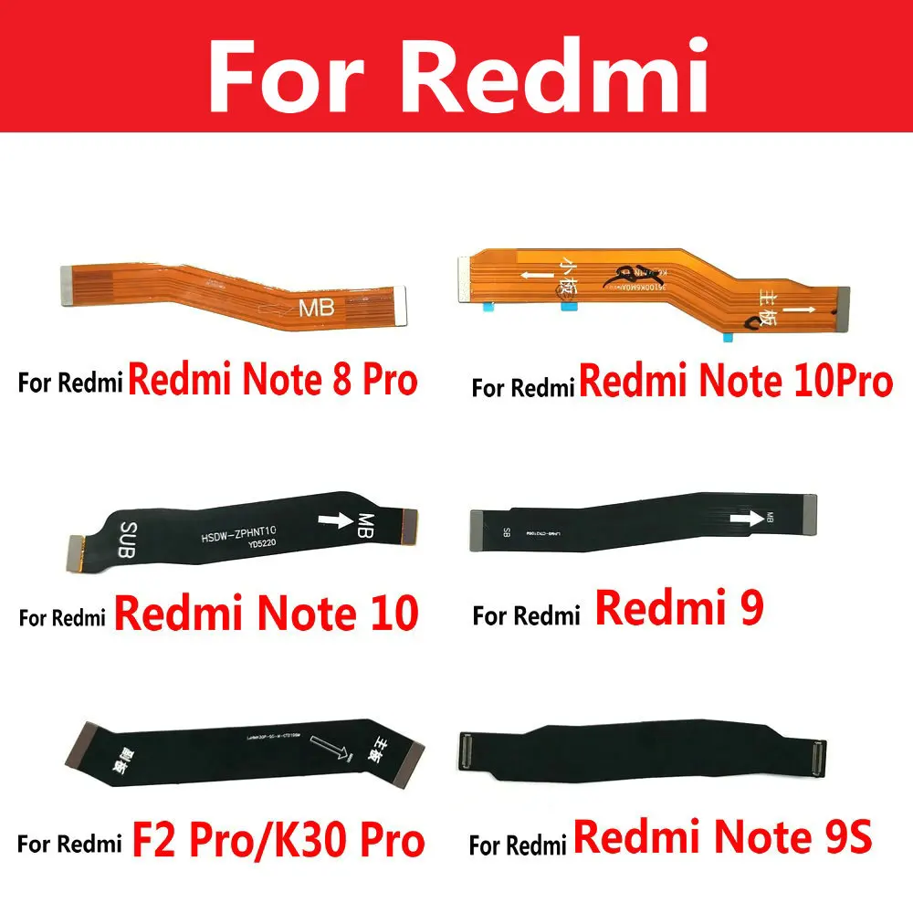 Оригинальный Новый гибкий кабель для материнской платы Xiaomi F2 Pro F3 K30 Redmi Note 10 8 7 6 9 9A