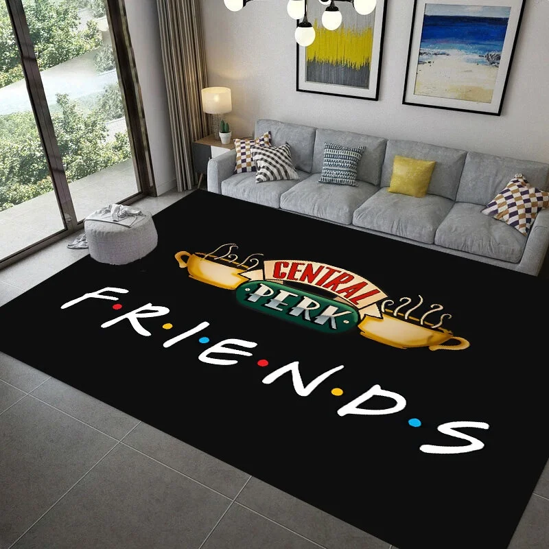 

Friends Tv Show Floor Mats Doormats Home Runner Rug Carpet for Bedroom Kids Play Mat Nursery Throw Rugs Yoga Mat