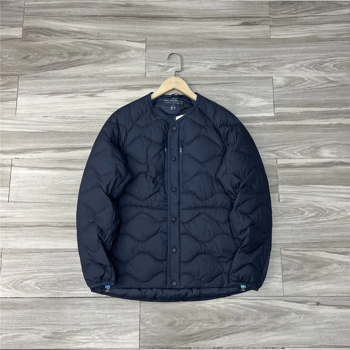 Стеганое пуховое пальто с тыквой мужское однотонное повседневное без воротника