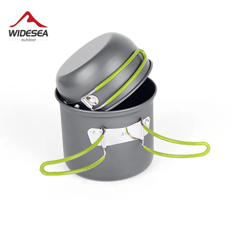 

Ультралегкая посуда Widesea для кемпинга, набор уличной посуды, для пешего туризма, пикника, альпинизма, посуда для кемпинга, кастрюля, на 1-2 чел...