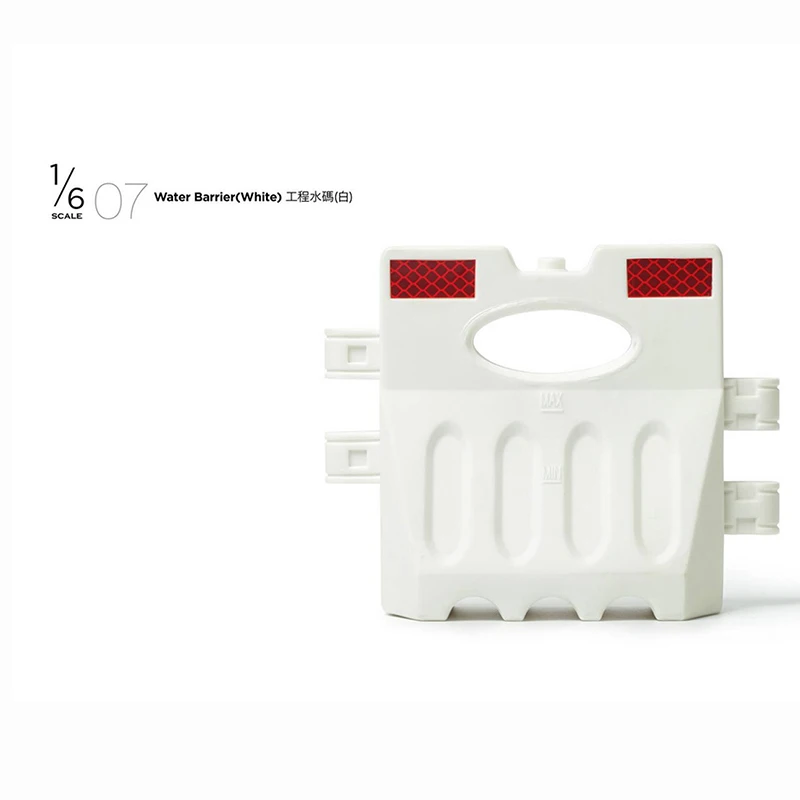 

1/6 Scale Soldier Model Scene Combination Accessory - White Engineering Water Code 1 PCS For 12'' Action Figure Prop Display DIY