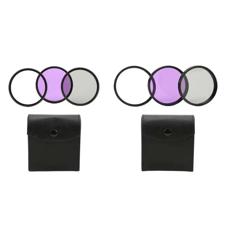 

Фотофильтр алюминиевые линзы, эффективный водонепроницаемый фильтр для объектива камеры, 18-слойное покрытие, устойчивое к коррозии для циф...
