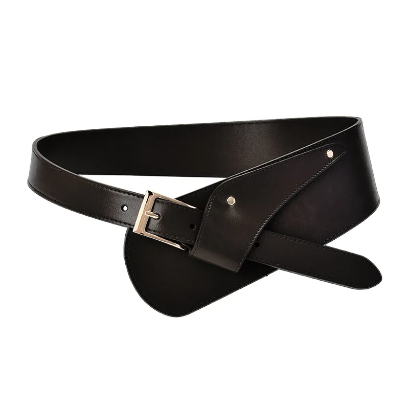 Belts Women Fashion Wide Belts Decorate Waistband Accessory Luxury Genuine Leather Waist Corset Belt Female Dress Strap