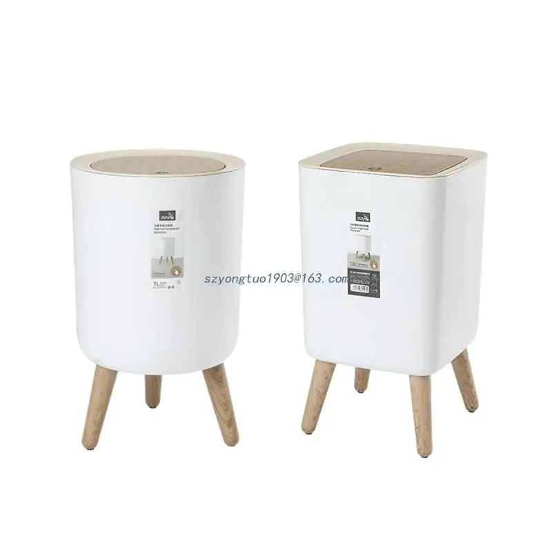 

Garbage Can Modern Waste Basket for Kitchen Dogproof Bedroom Garbage Bin Decor