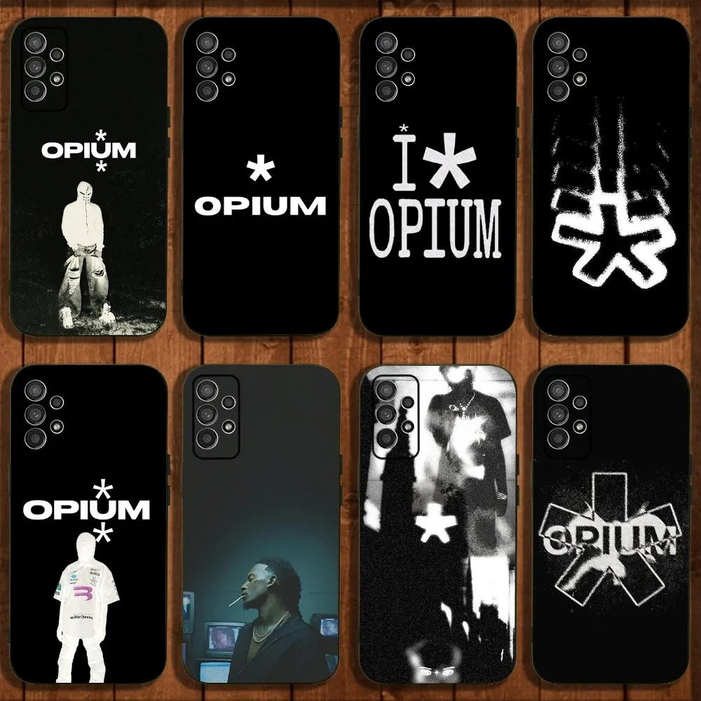 Чехол для телефона O-opiums Playboi Carti Rapper Samsung Galaxy A13 A21s A22 A31 A32 A52 A53 A71 A80 A91 мягкий черный