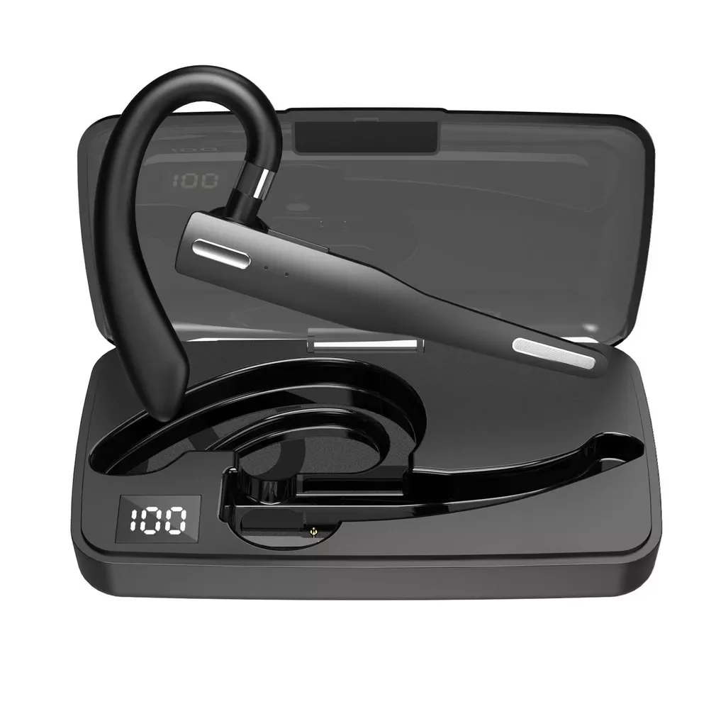 

2022New YYK525 Wireless Headset Single Ear Hanging Ear Type Business Model With Charging Compartment Long Standby