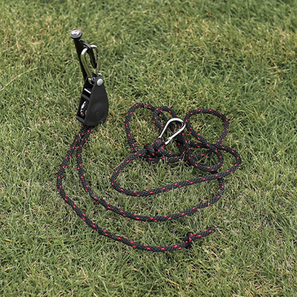 

Camping Tent Fixing Fastener Tensioners Adjustable Rope Ratchet Hangers Lights Pulley Tensioner Tent Accessories