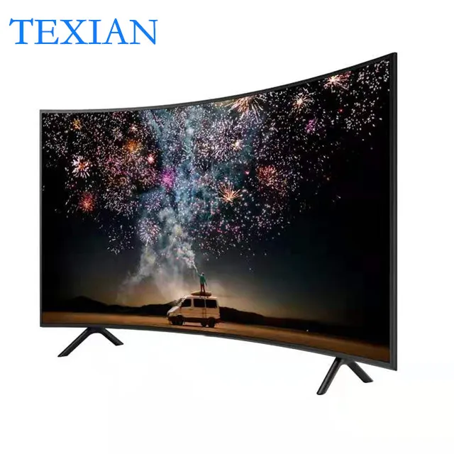 Модный дизайн Led TV 60 дюймов Многоязычный ЖК Smart изогнутый экран Wifi | Электроника