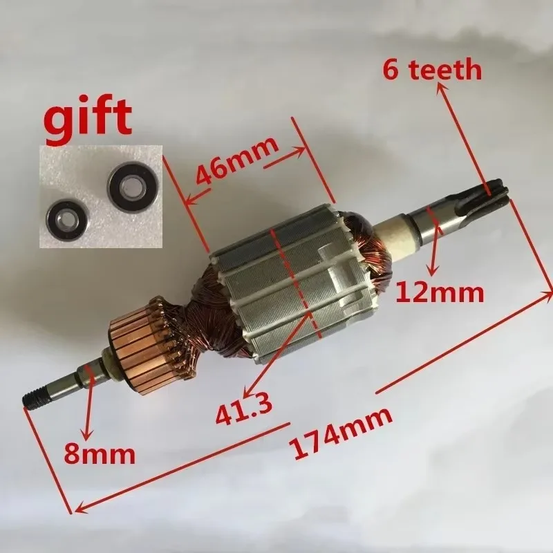 6-зубчатый ротор переменного тока 240-513633 в фотоэлемент заменяет-7 для