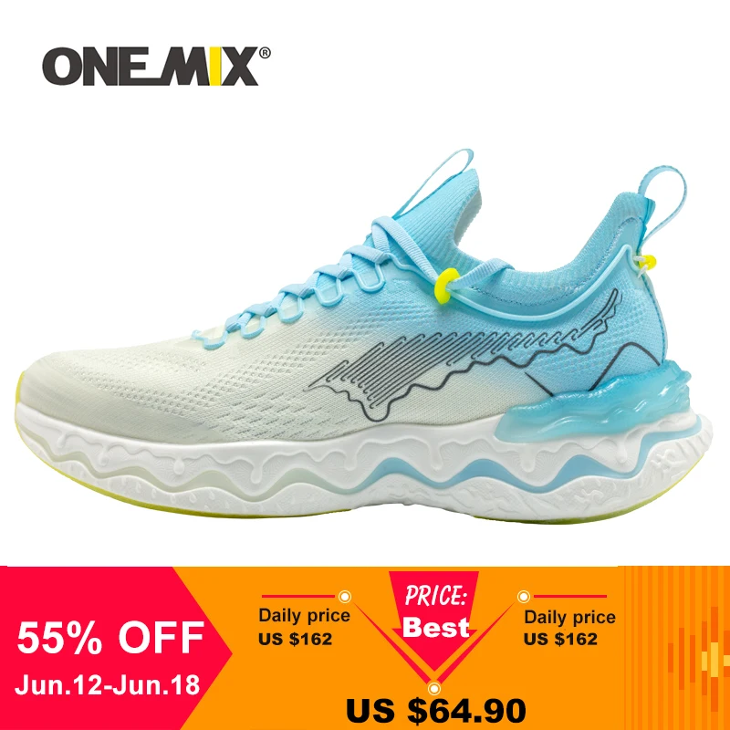 ONEMIX 2023 New Arrival O-Resilio CreamMix Road Running Shoes Lightweight Cushioning Long Distance Men Training Outdoor Sneakers