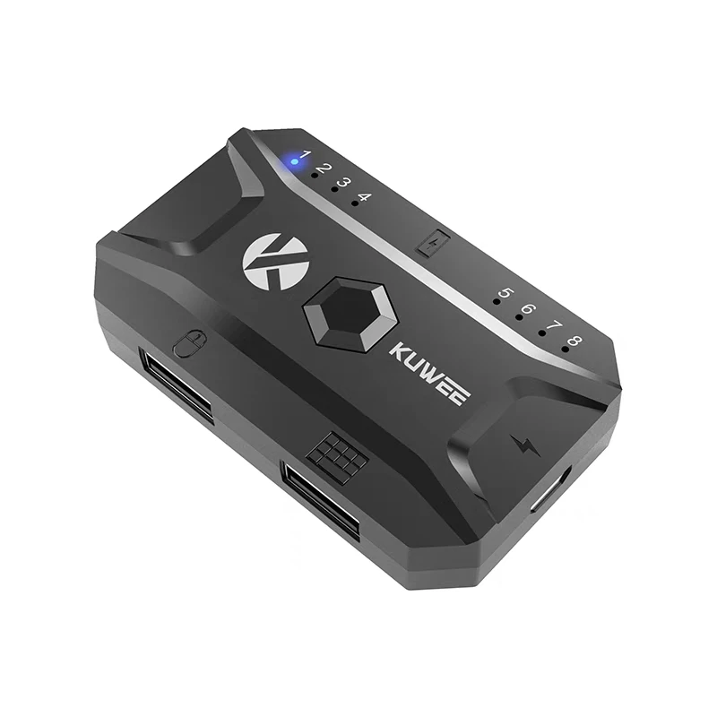 Фото Конвертер Bluetooth с клавиатуры и мыши от проводного до беспроводного адаптера, Bluetooth usb-хаб №3
