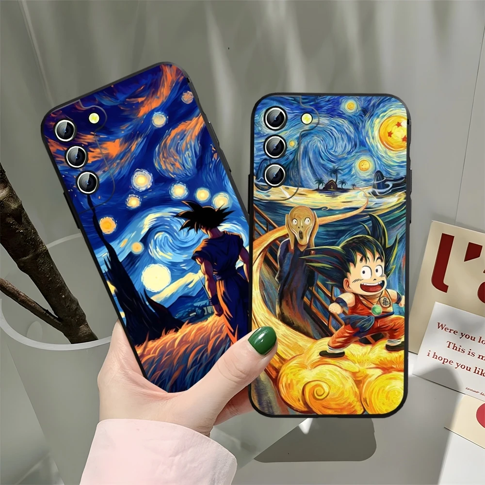 Чехол для телефона Dragons-B-Balls с аниме Samsung Galaxy S23 S22 S24 S25 S21 Ultra Fe Plus A16 A34 A54 A24 A52 A53 M54 Cover
