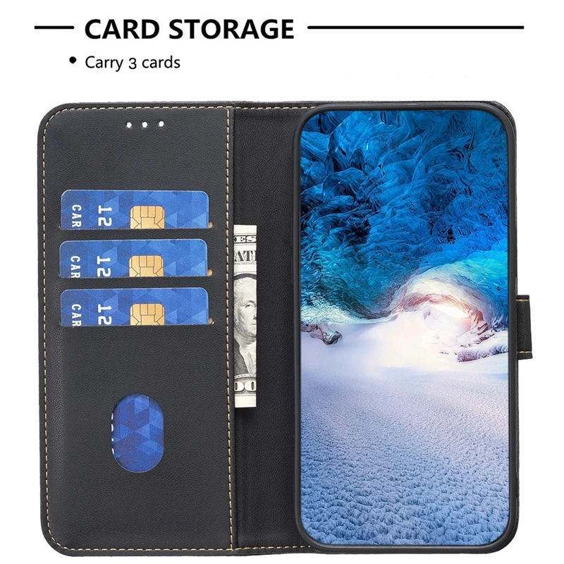 Чехол Etui для Xiaomi Poco F5 5G 6 67 " чехлы Магнитный Флип-кошелек кожаный