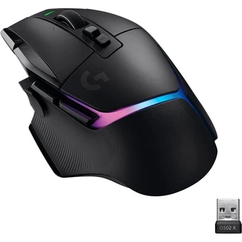 Logitech G502 X PLUS HERO LIGHTSPEED Wireless Gaming Mouse Wireless 2.4GHz HERO 25600DPI RGB Suitable for e-sports gamers 3