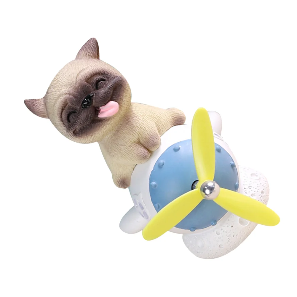 

Car Decoration Resin Accessories Pug Cartoon Dog Sculpture Desktop Room Living Decorations Ornament Dashboard Ornaments Kawaii