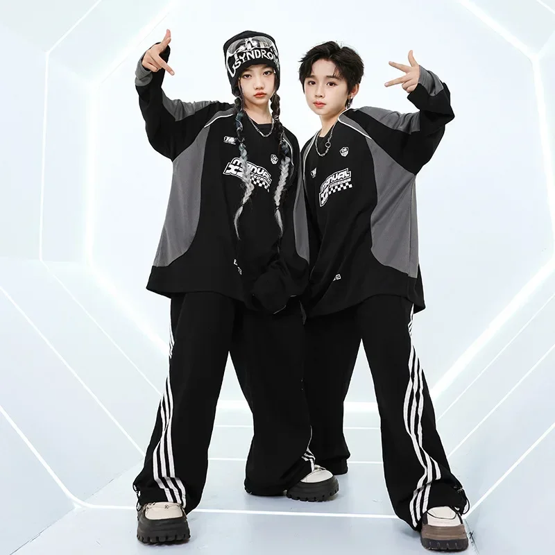 Детская уличная одежда для мальчиков-подростков и девочек модная спортивная
