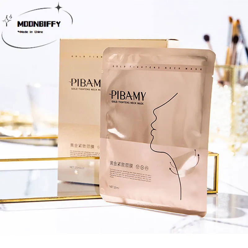 

Золотая маска для подтяжки шеи увлажняющая и увлажняющая маска для шеи сужает поры шеи морщины маска для ухода за шеей красота