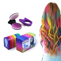 colorful hair dye color portable disposable chalk powder diy temporary pastel hair dye color paint pastels salon styling clips