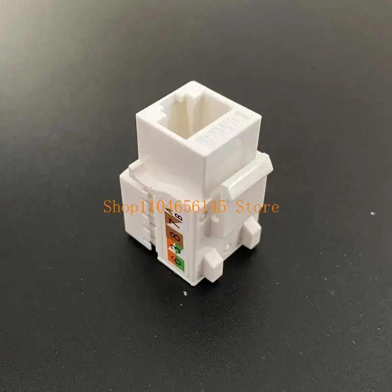 Фото 652F Cat6 RJ45 Разъем Keystone Разъем модуля Сетевой переходник Ethernet №5