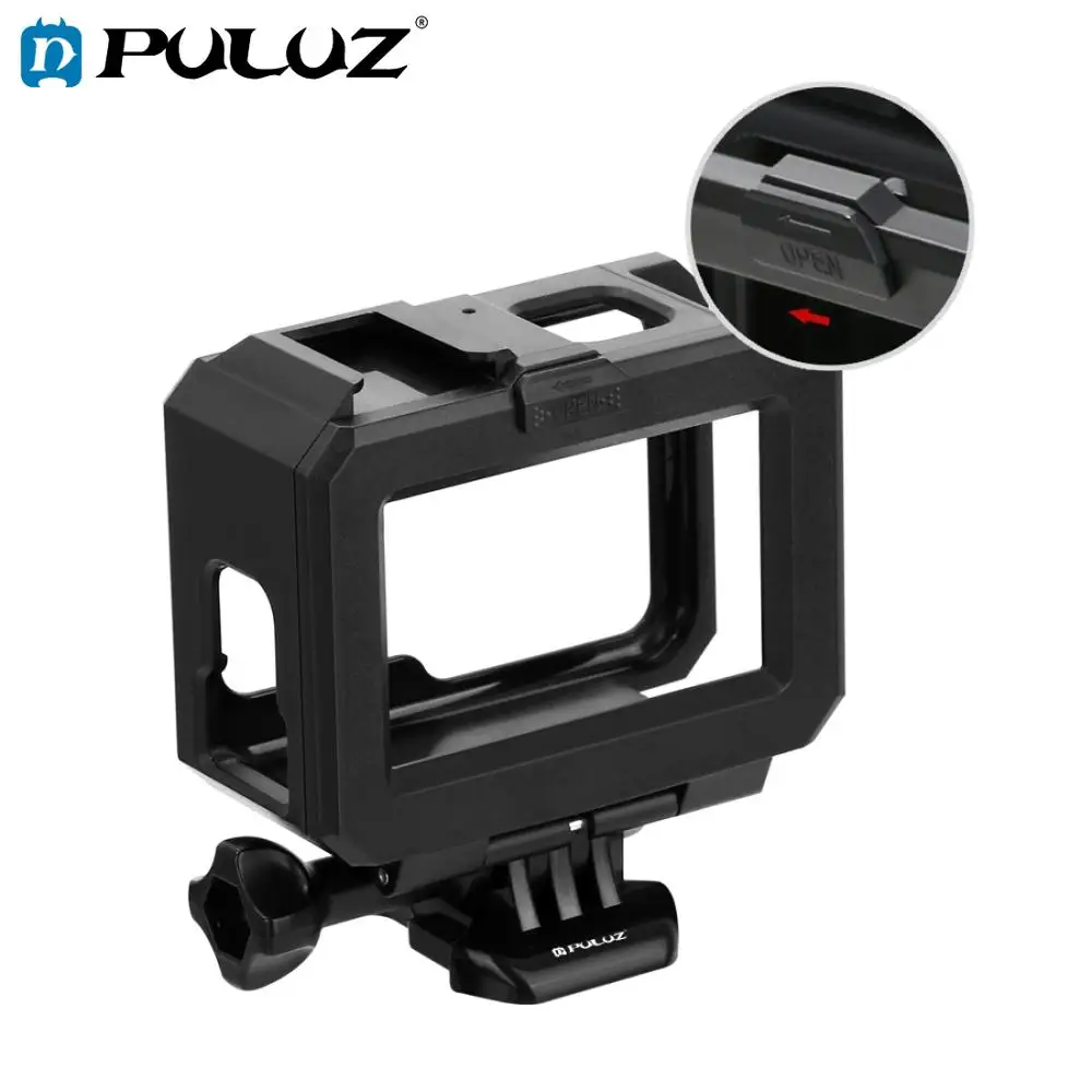 

PULUZ ABS Plastic Frame Mount Protective Case For HERO9 Black Housing Cover & with Basic Mount & Screw Accessoories
