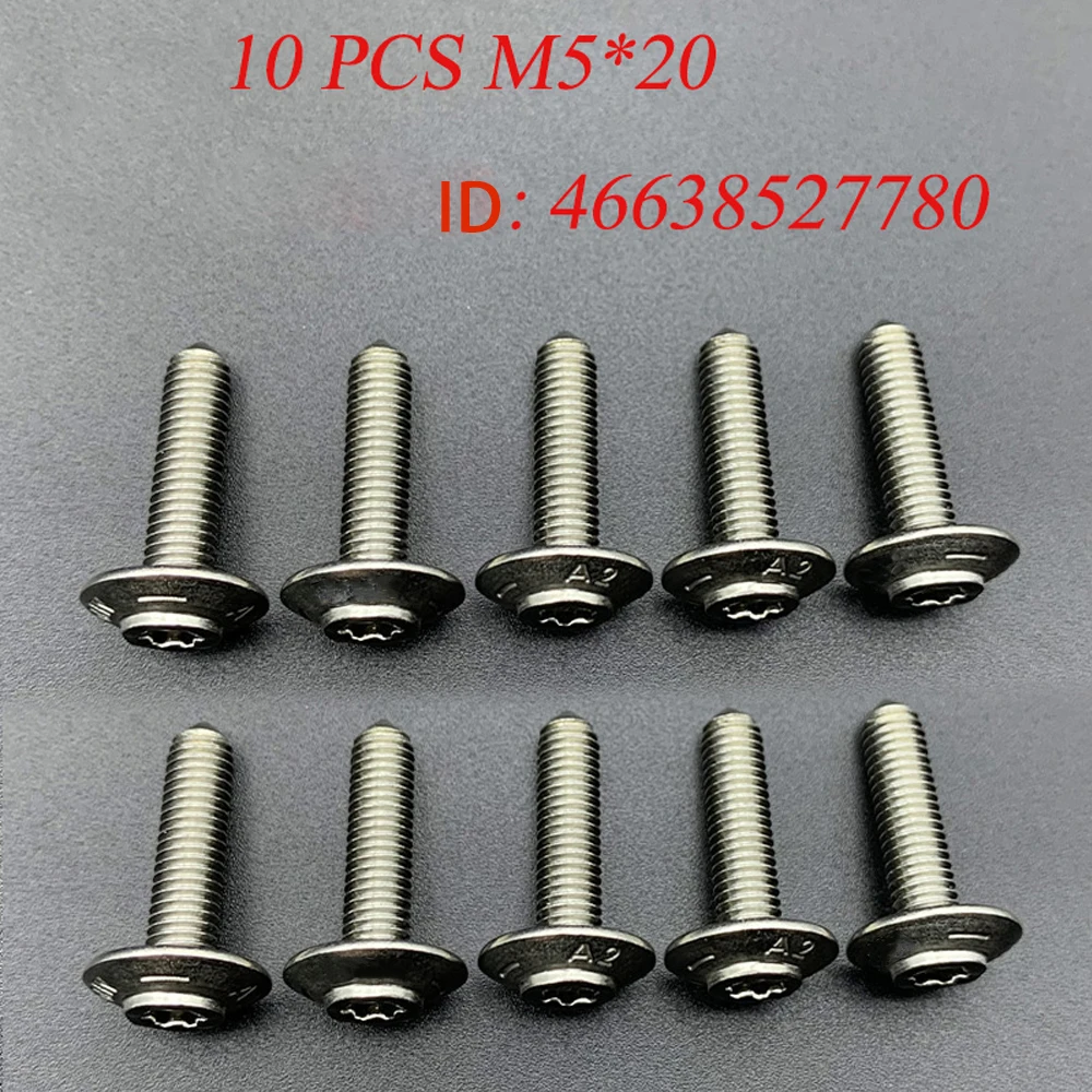 Фото Для R1250GS ADV, R1200GS LC, R1200RT, S1000RR, S1000XR, C600, C650GT, F750GS, F850GS, R NINE T, K1600GTL, M5: винты из нержавеющей стали для обтекателей №4