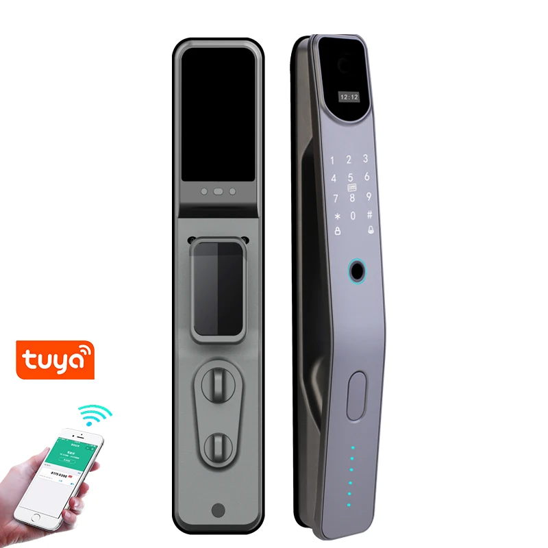 

Полностью автоматический интеллектуальный замок tuya wifi мобильное приложение сканер отпечатков пальцев пароль для очистки двери умный замок